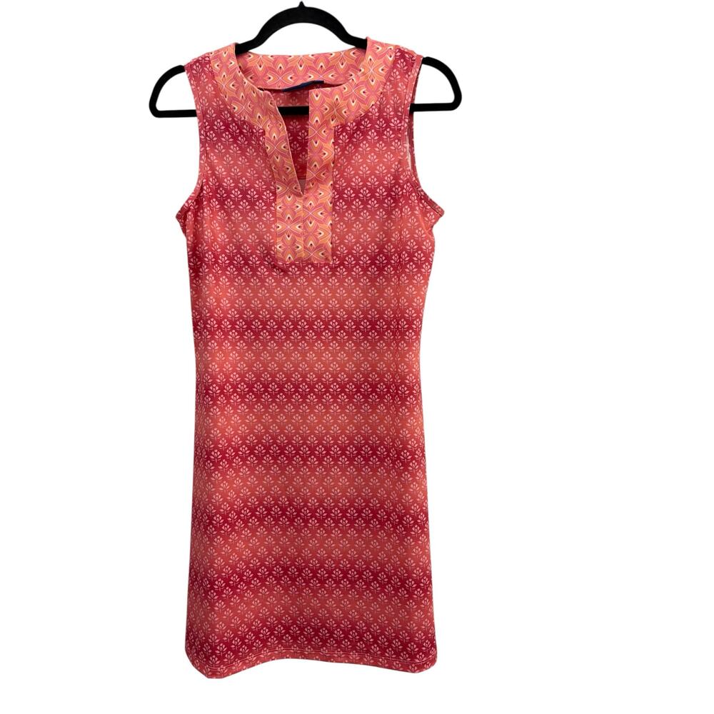 Cabana Life Sleeveless Sheath Dress Small Summer Coastal Grandma Beachy Resort